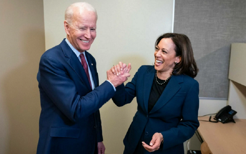 Joe Biden e Kamala Harris Misto Brasil