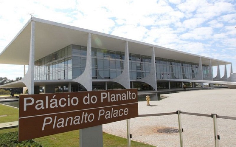 Plaácio do Planalto sede do governo federal Misto Brasil