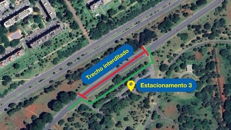 Trânsito nas proximidades do pavilhão do Parque da Cidade será alterado