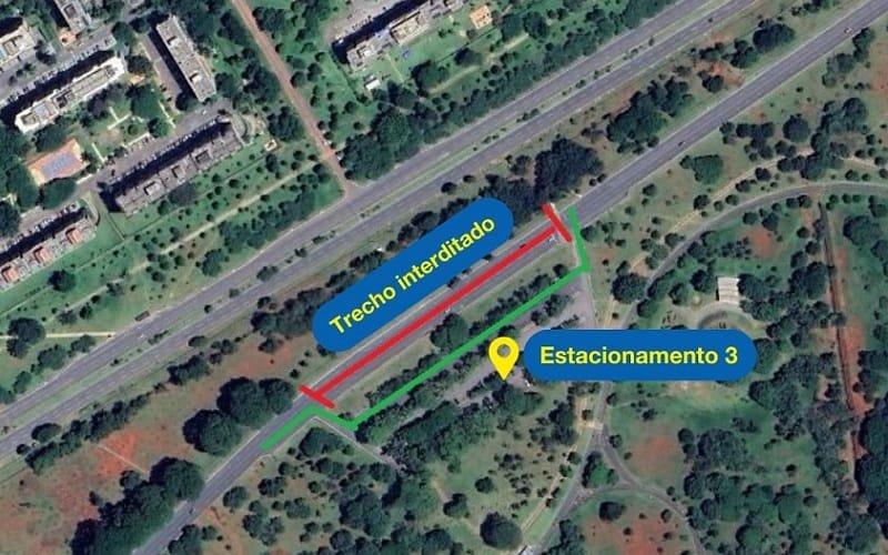 Trânsito Parque da Cidade DF Misto Brasil