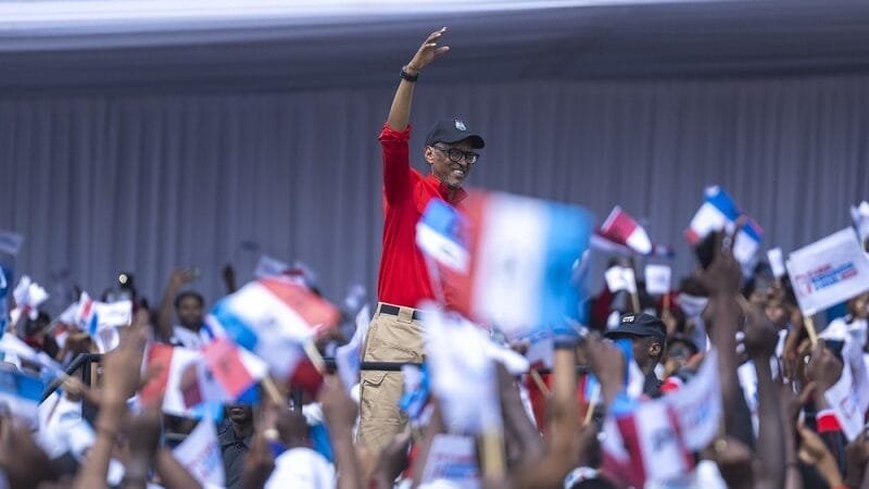 Candidato à presidência de Ruanda garantiu 99,15% dos votos
