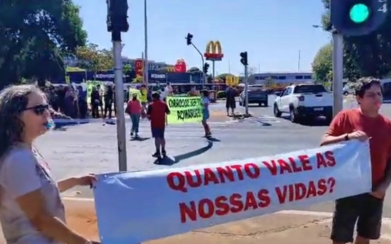 Asa Norte protesto insegurança DF Misto Brasil