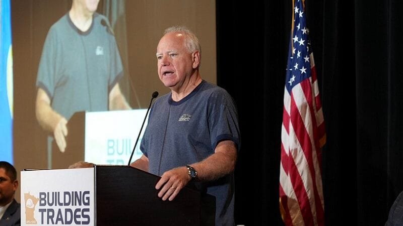 Governador é escolhido como vice-presidente na chapa de Kamala