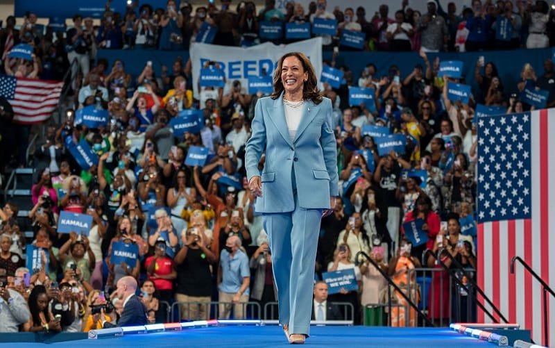 Kamala Harris palanque Geórgia Misto Brasil