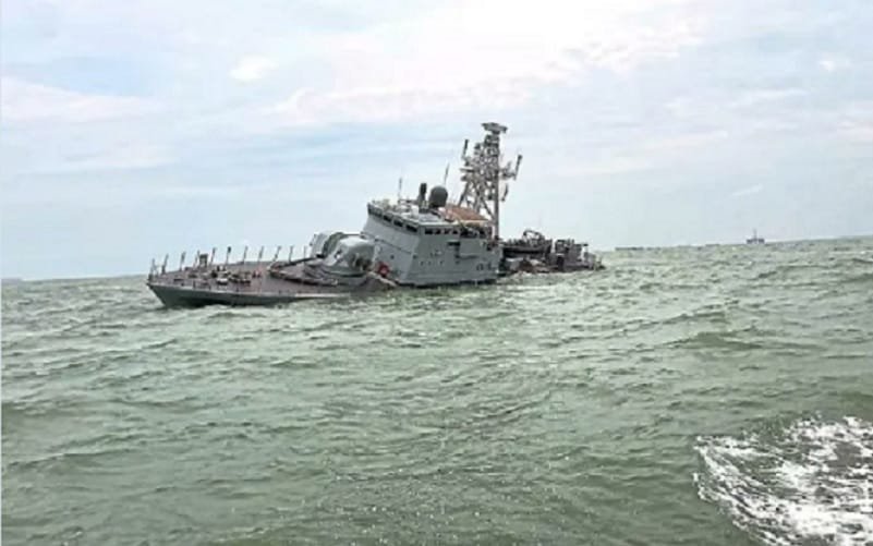 Malásia naufrágio navio de guerra Misto Brasil