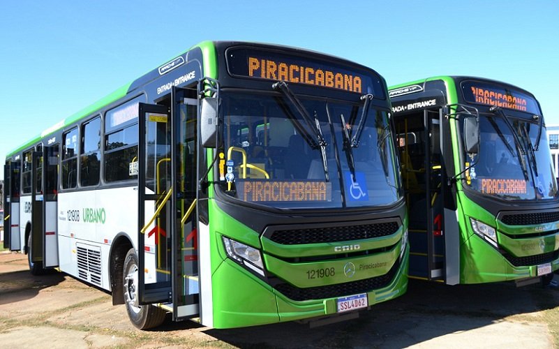 Ônibus urbano novos DF empresa Piracicabana