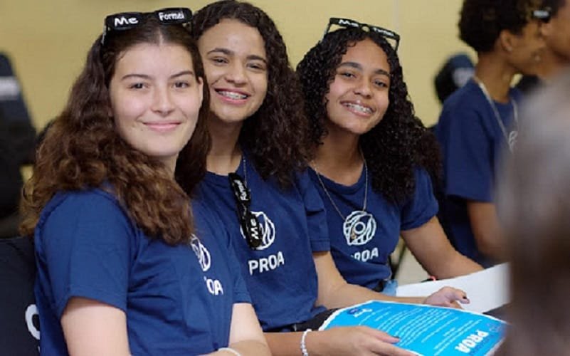 Treinamento Proa jovens cursos Misto Brasil