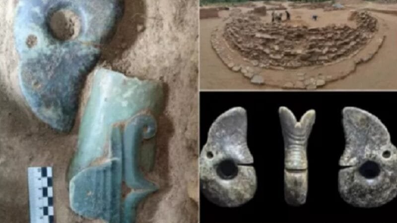 Artefatos de jade de 5 mil anos descobertos na Mongólia