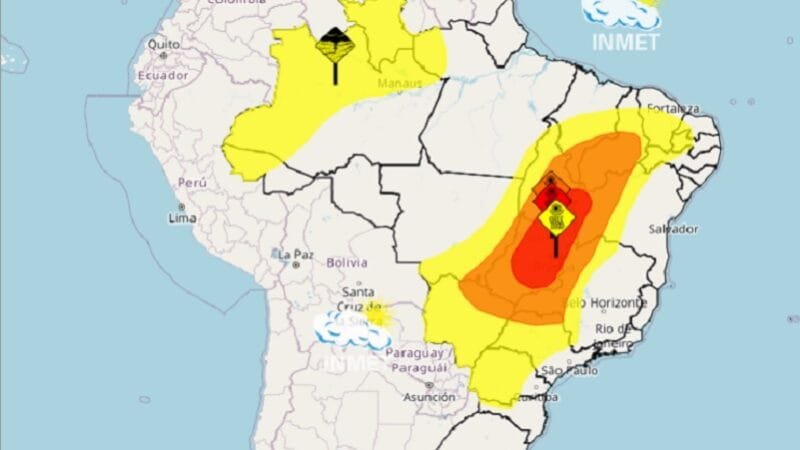 Previsão de chuva forte na terça e quarta-feira no Distrito Federal