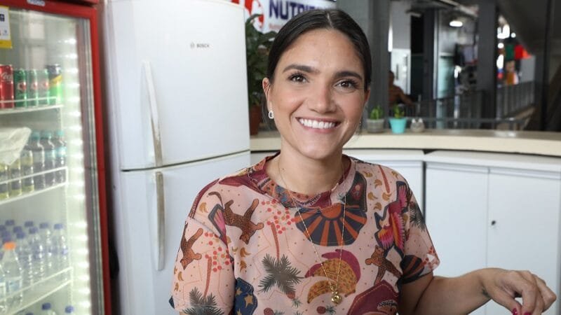Juliana Sabiá é comerciante no Núcleo Bandeirante e espera ansiosa a troca de asfalto e a revitalização das calçadas na Avenida Central/Renato Alves/Agência Brasília