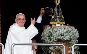 Papa Francisco Aparecida Misto Brasil