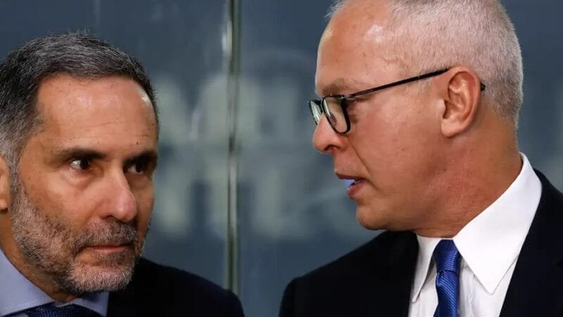 Mário Luiz Sarrubbo, secretário Nacional de Segurança Pública, e Victor dos Santos, secretário de Segurança Pública do Rio de Janeiro/Tânia Rêgo/Agência Brasil