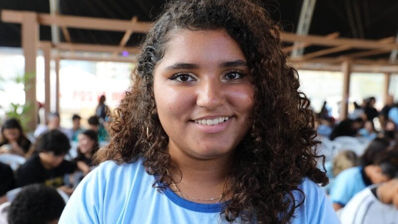 Maria Eduarda Silva Santos , do Centro Educacional do Lago Norte, participou do evento do “Afrocultura”, festival Consciência Negra/Paulo H. Carvalho/Agência Brasília