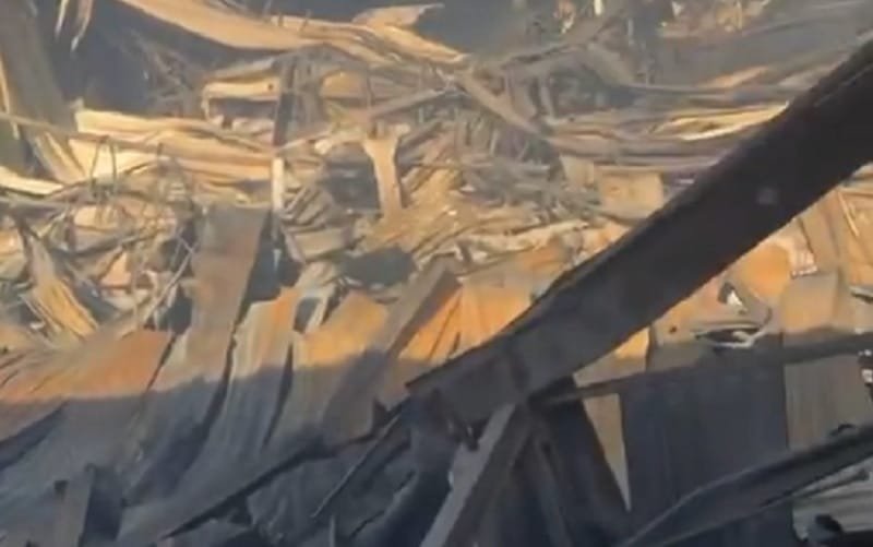 Shopping 25 Brás destruído fogo Misto Brasil