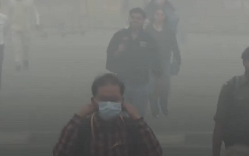 Poluição D;eli Índia Misto Brasil