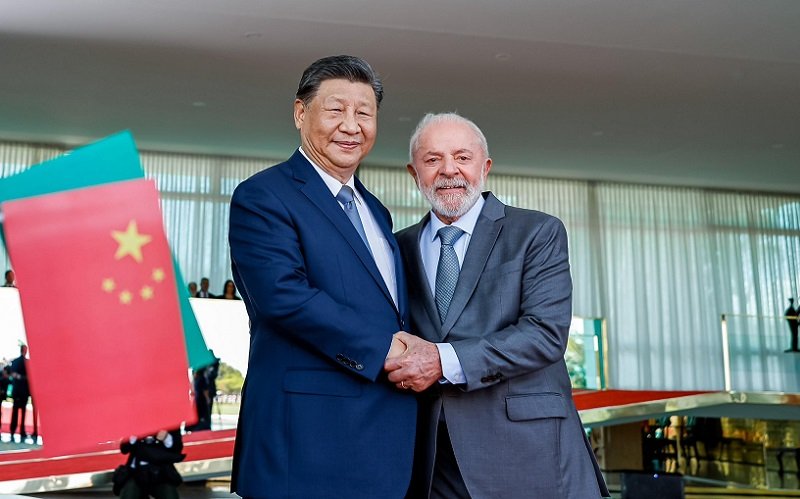 Lula da Silva e Xi Jinping Brasil visita Brasil China Misto Brasil