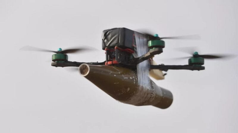 Minidrone “piranha” ajuda militares russos na guerra com a Ucrânia