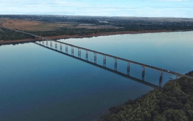 Ponte Internacional de São Borja RS Misto Brasil