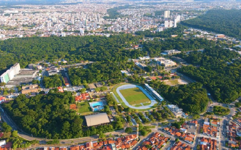 Campus UFPB vista aérea Misto Brasil