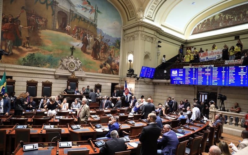 Câmara de Vereadores Rio de Janeiro plenário Misto Brasil