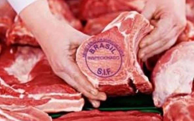 Carne bovina inspeção exportação Misto Brasil