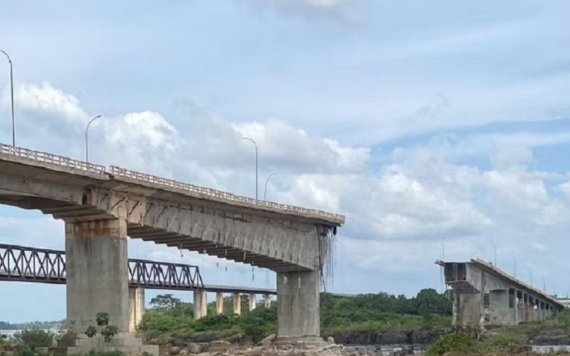 Ponte desabamento Tocantins Maranhão Misto Brasil