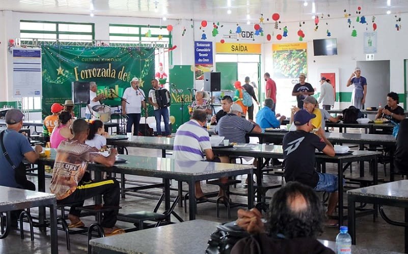 Restaurante comunitário DF Forró de Natal Misto Brasil