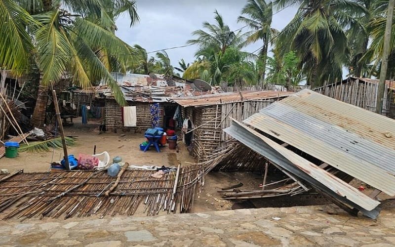 Moçambique abrigo fuga da população violência Misto Brasil