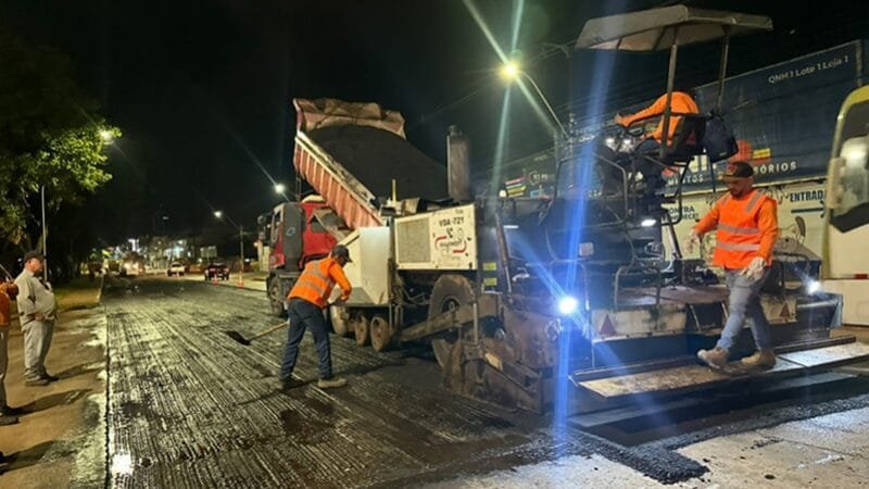 Recuperação do pavimento da Hélio Prates teve início