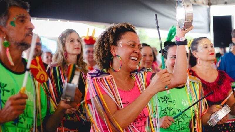 Foliões de Brasília caíram na folia do pré-Carnaval, que atraiu no final de semana 30 mil pessoas/Maria de Aquino/Secec