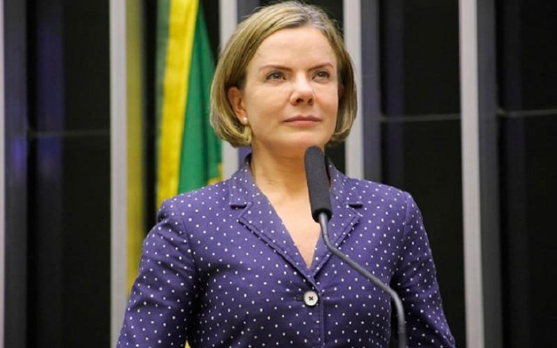 Deputada Gleisi Hoffmann, do PT PR Misto Brasil