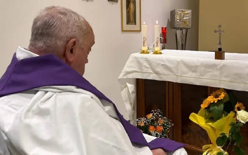 Papa Francisco capela do hospital Misto Brasil