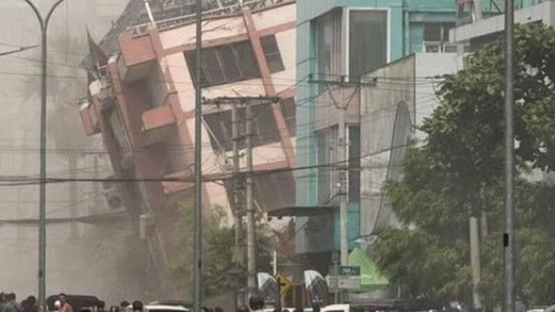 Terremoto atingiu o centro de Mianmar e Tailândia