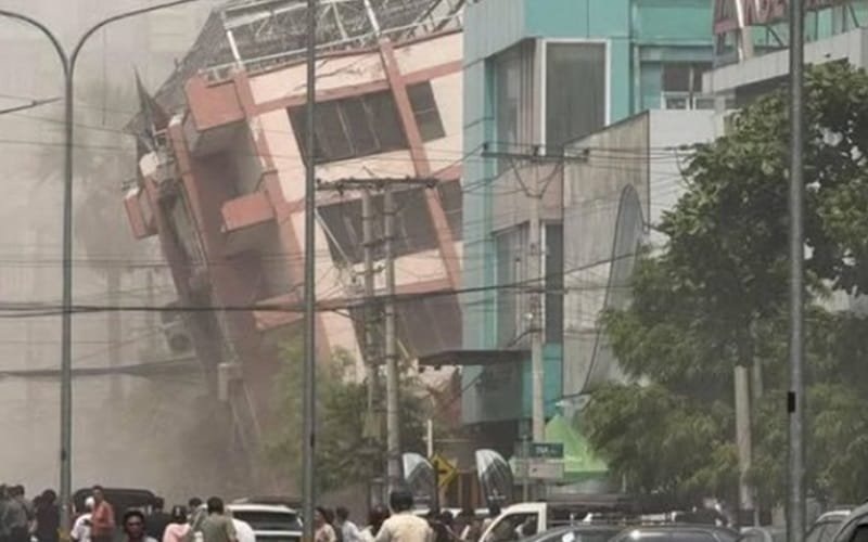 Terremoto Miamar prédios destruídos Misto Brasil
