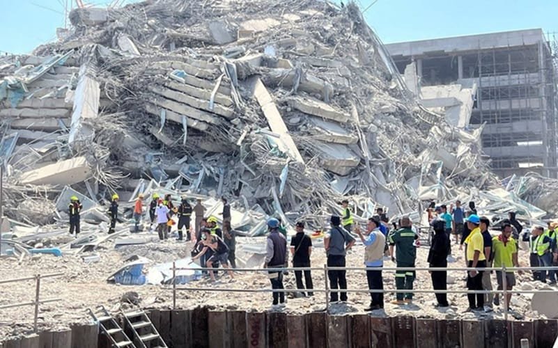 Terremoto Miamar prédio Misto Brasil