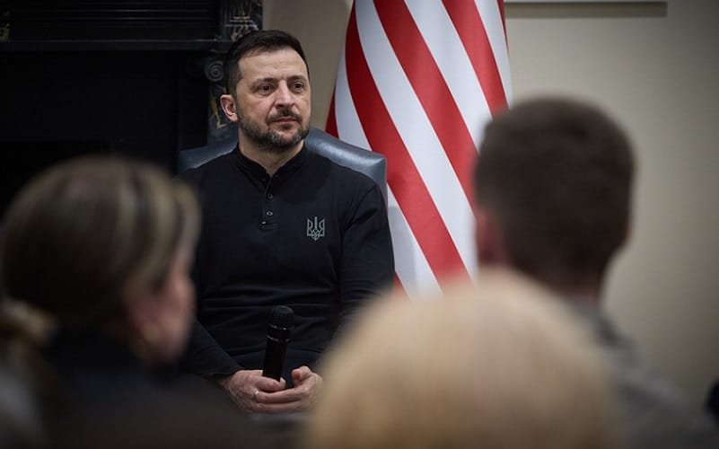 Ucrânia Volodomir Zelensky palestra Misto Brasil