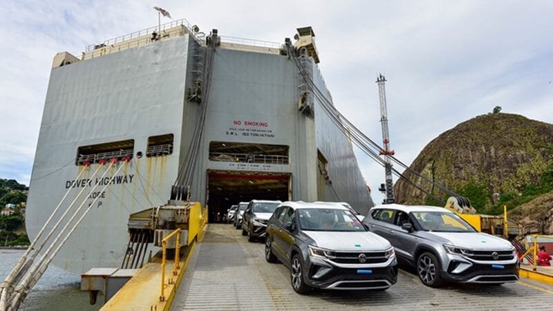 Volkswagen começou suas operações no Porto de Vitória