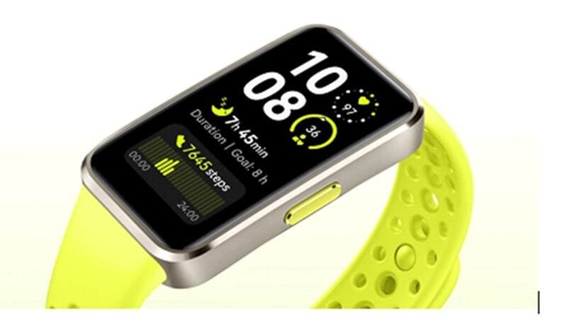 Avaliação do design e display da Huawei Band 10