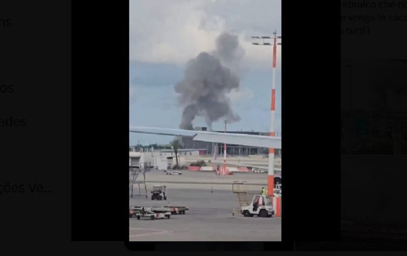 Aeroporto Tel Aviv ataque de míssel Misto Brasil