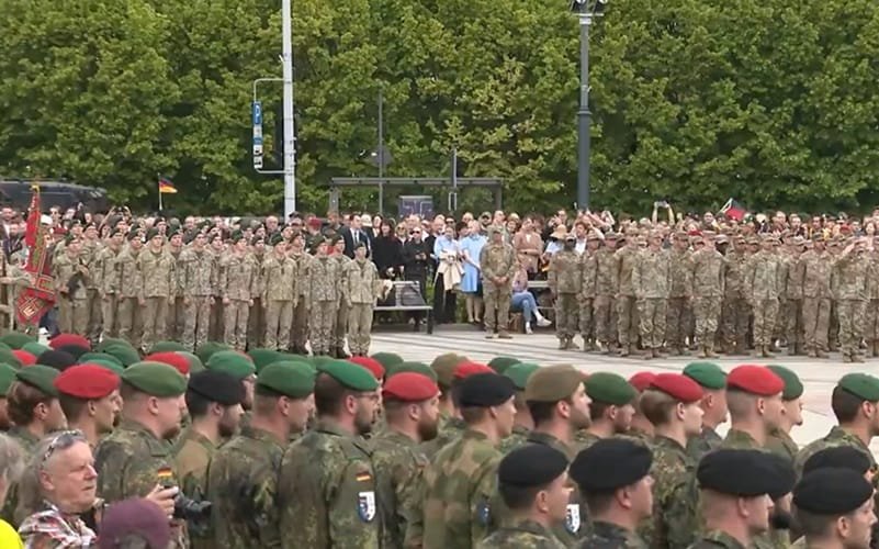 Alemanha tropa militar desfile Misto Brasil