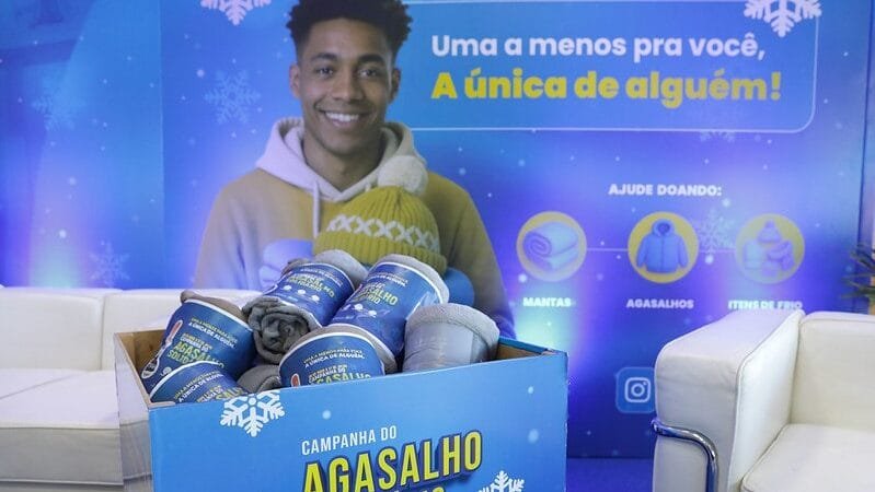 Doação de agasalhos para famílias em vulnerabilidade