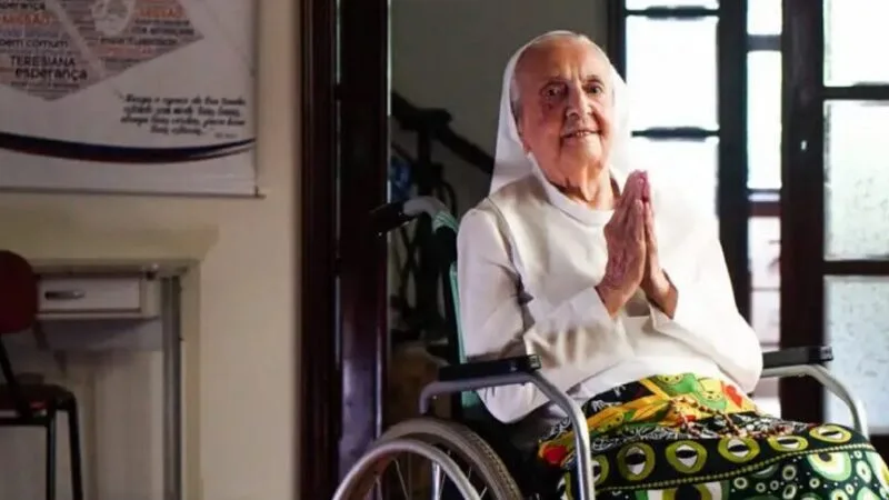 Pessoa mais velha do mundo, freira gaúcha morreu aos 116 anos