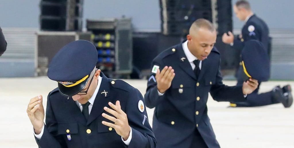 Polícia Militar DF oração soldados formatura Misto Brasil