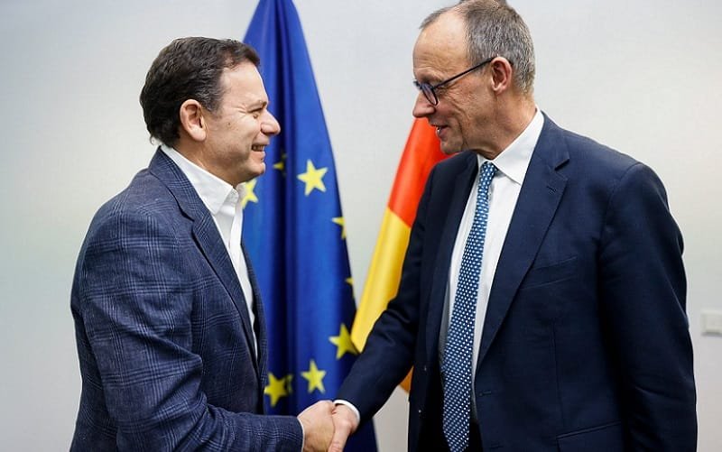 Luís Montenegro, Porugal, e Fridrich Merz, Alemanha Misto Brasil