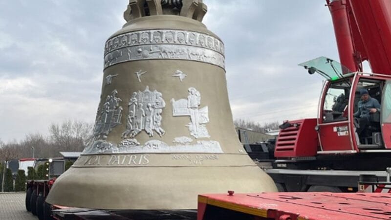 “Maior sino do mundo” segue hoje de Santa Maria para Trindade