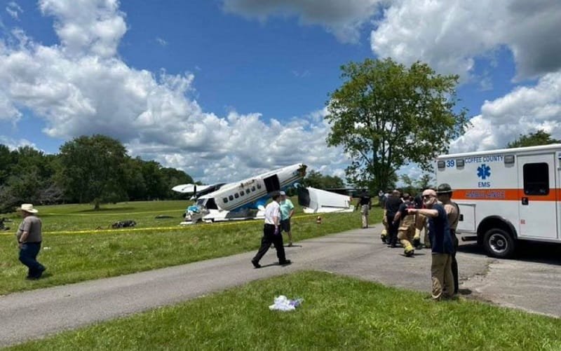 Avião Tennessee acidente Misto Brasil