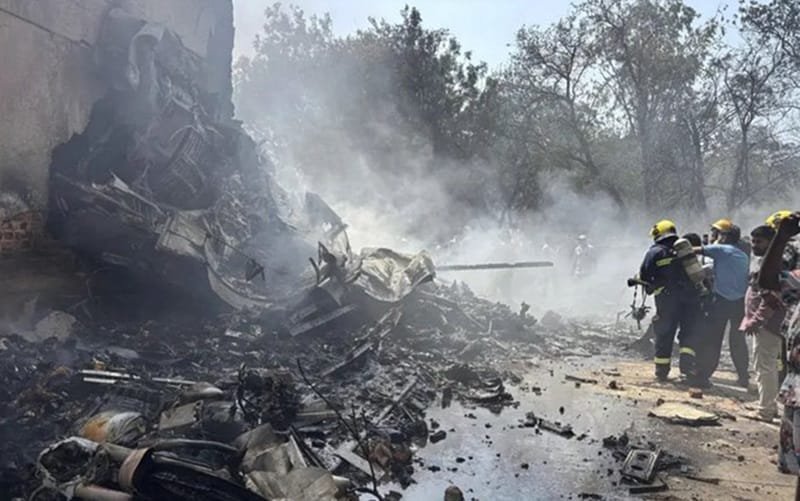 Índia acidente avião Misto Brasil