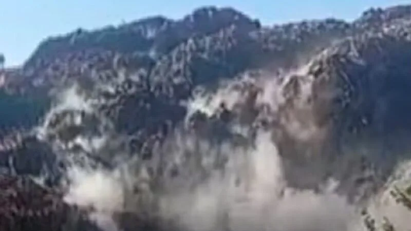 Lixão que desmoronou gerou a contaminação de córrego