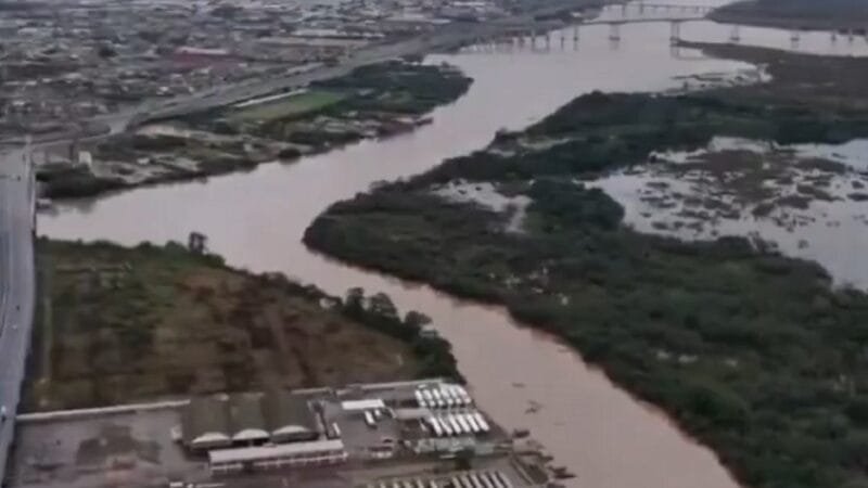 Chuva no RS provocou estragos e desalojou 5,9 mil pessoas