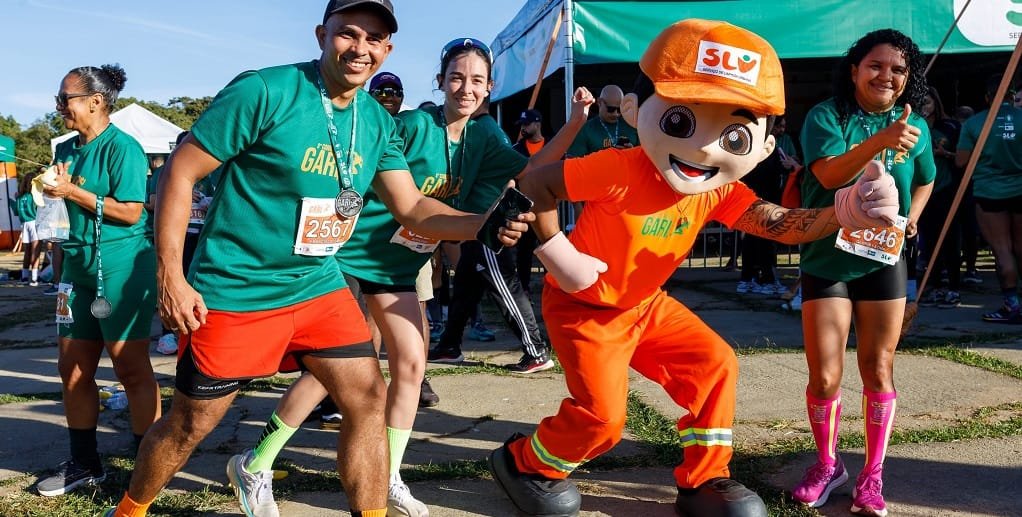 SLU mascote Corrida do Gari DF Misto Brasil